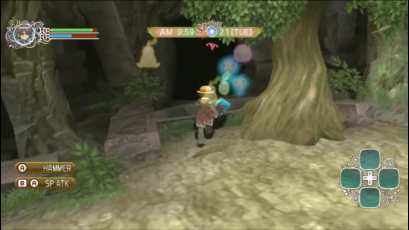 rune factory frontier green ruins boss