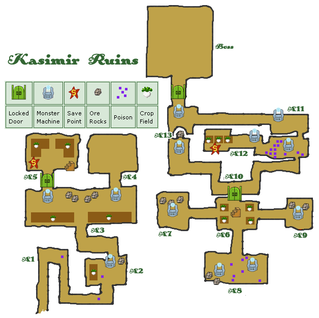 rune factory frontier dungeon maps for dnd