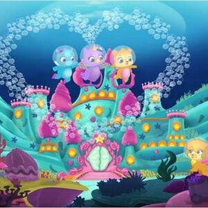 hatchimal mermal castle