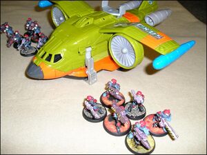 Droplifter with Assault Troops