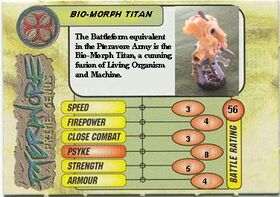 Bio-Morph Titan card front