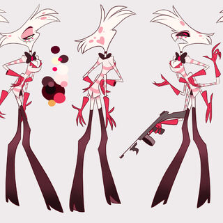 Angel Dust Gallery Official Artwork Hazbin Hotel Wiki