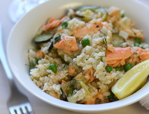 Salmon Risotto with Cucumber | Healthy Recipes Wiki | FANDOM powered by
