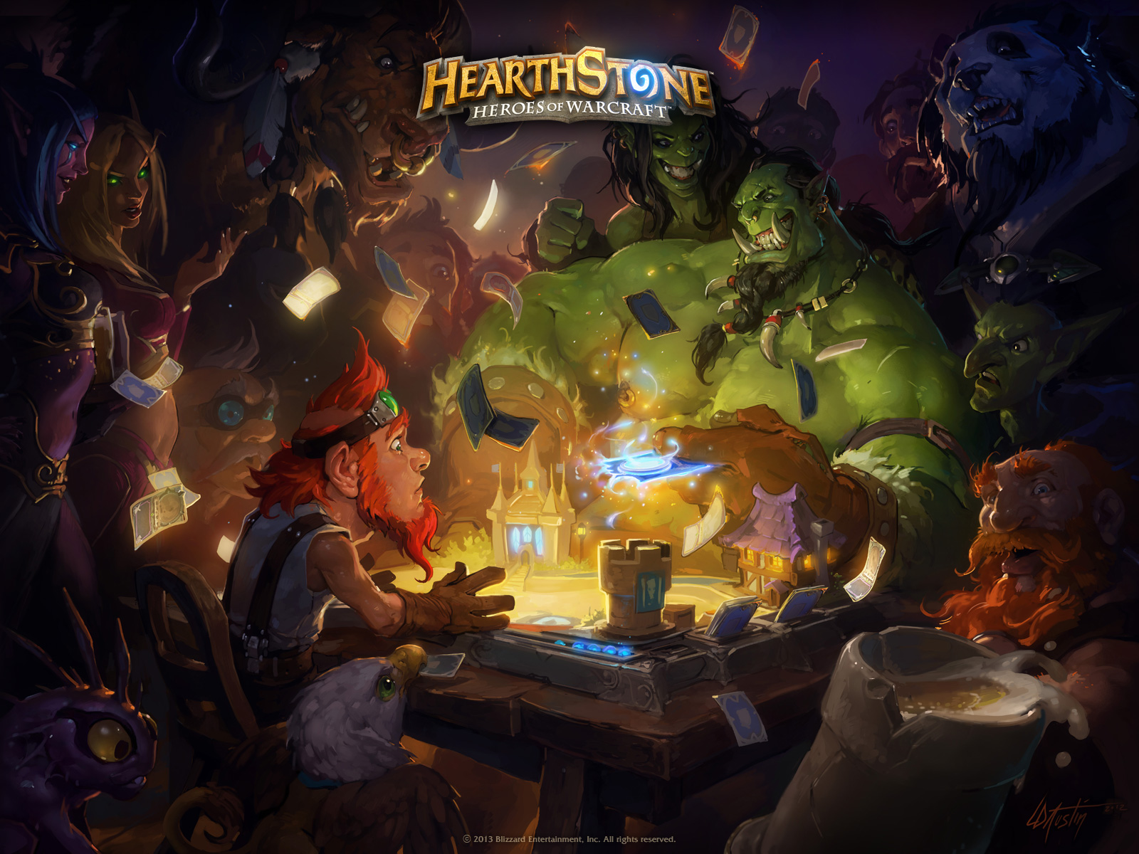 fond d'ecran anime hearthstone