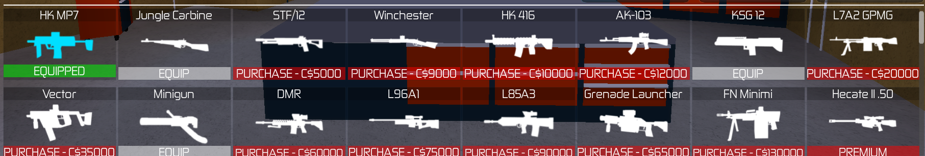 Shop Heists Ii Roblox Wiki Fandom Powered By Wikia - guns