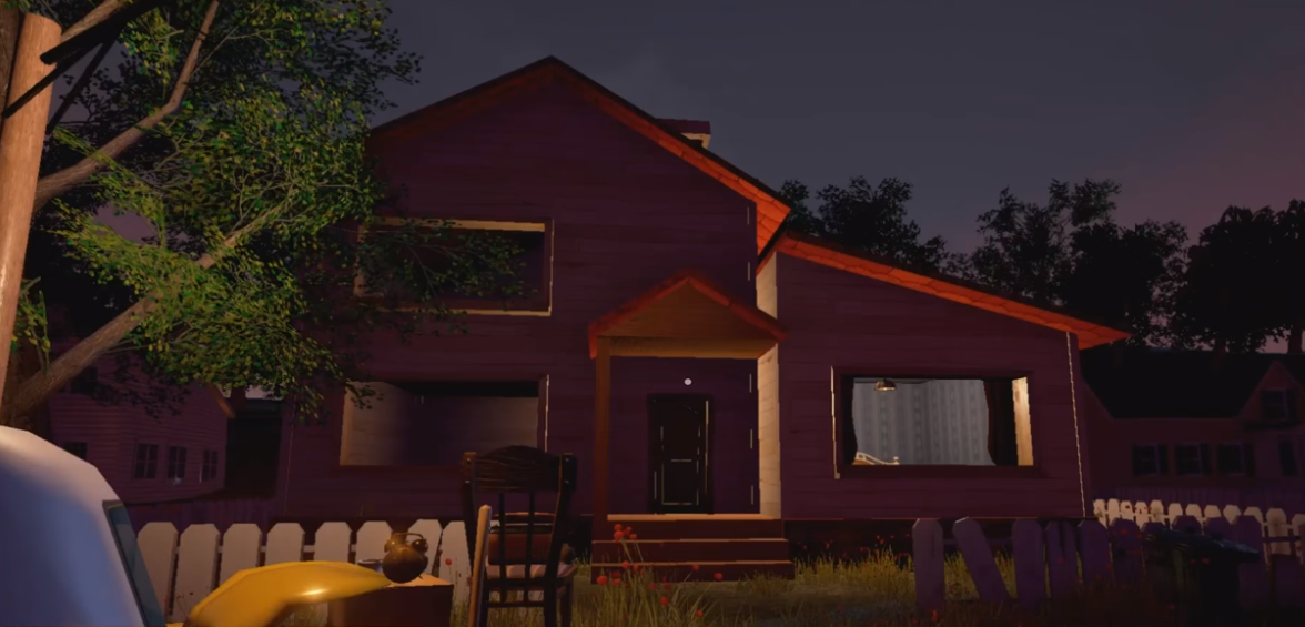 Natural neighbor. Hello Neighbor Alpha 2 дом. Дом соседа Альфа 1. Hello Neighbor pre-Alpha дом. Привет сосед Альфа 1 дом.