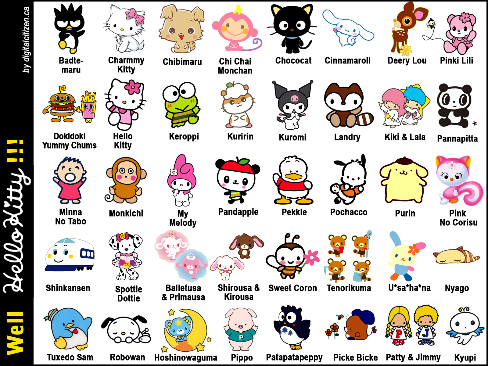 sanrio characters sanrio characters