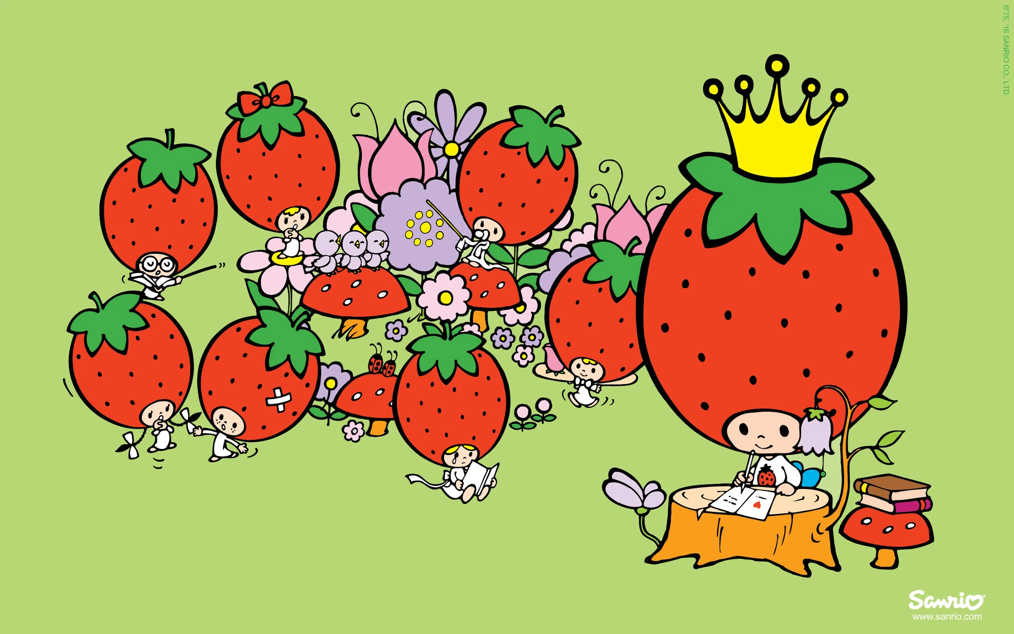 Image Sanrio Characters Strawberry KingTuffyTommyDandyCrybaby