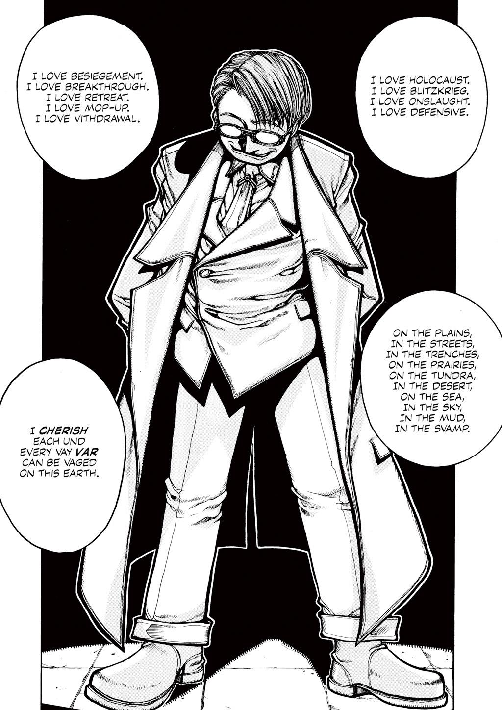 Hellsing Ultimate I Love War Speech