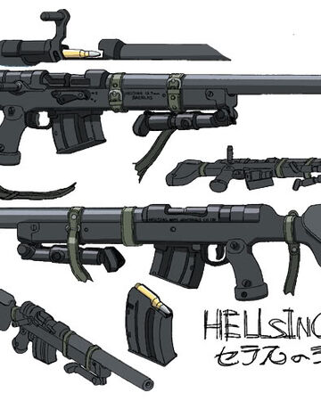 Wallpaper Seras Victoria S Original Rifle Hellsing Wiki Fandom Free HD