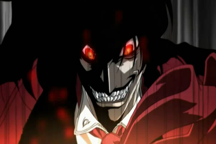The most brutal anime character! Alucard. anime: hellsing. - 9GAG