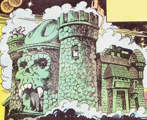castle grayskull with microphone