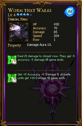 Worm thatwalks card