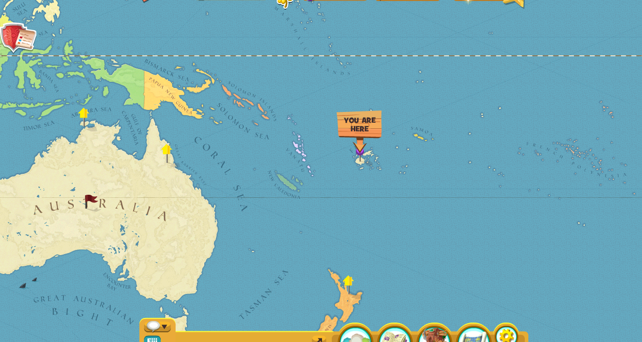 fiji world mappng