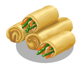 Image result for spring roll clipart