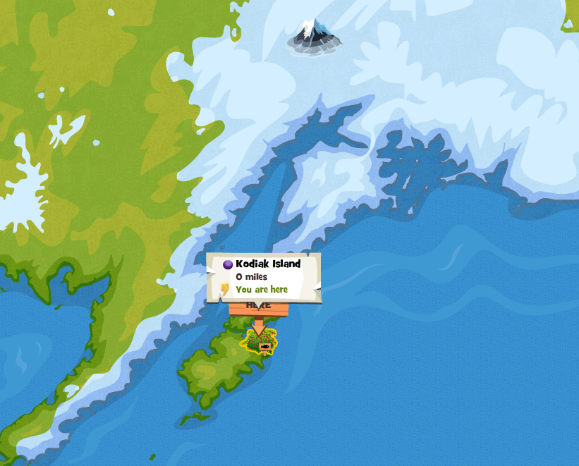 Image Kodiak Island Location Map Png Here Be Monsters Wiki FANDOM   Latest