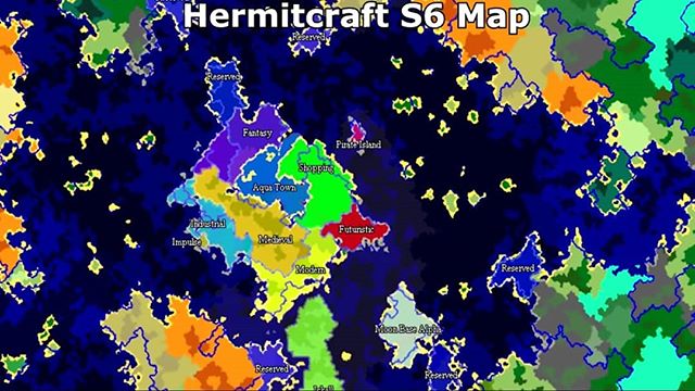 Season 2 Hermitcraft Season 7 Map