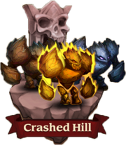 Image-crashed hill