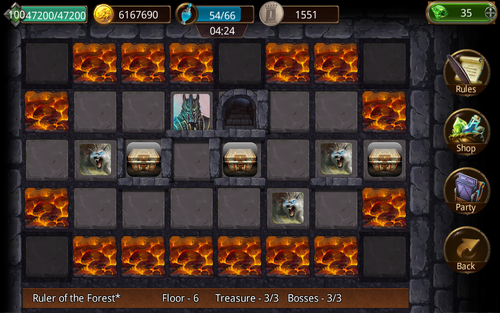 Tower level 6 - fixed enemies