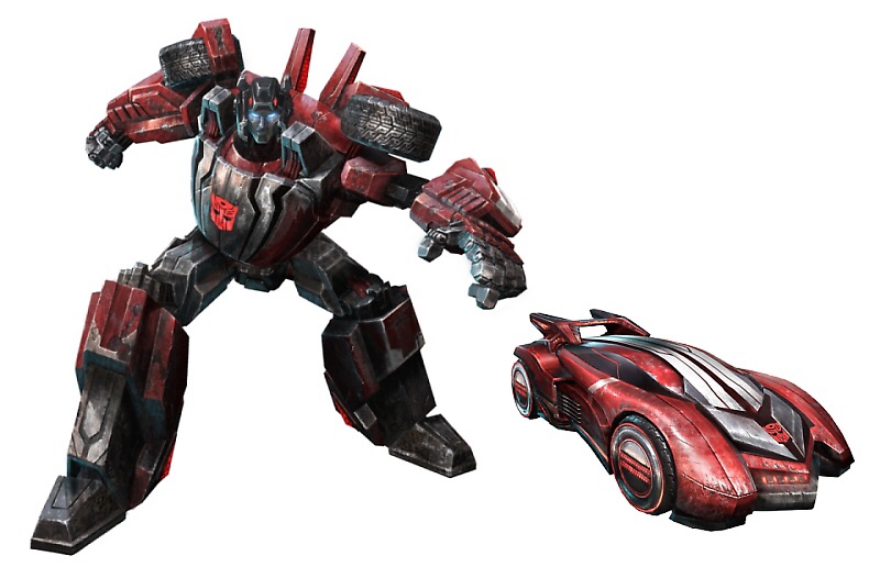 transformers fall of cybertron sideswipe