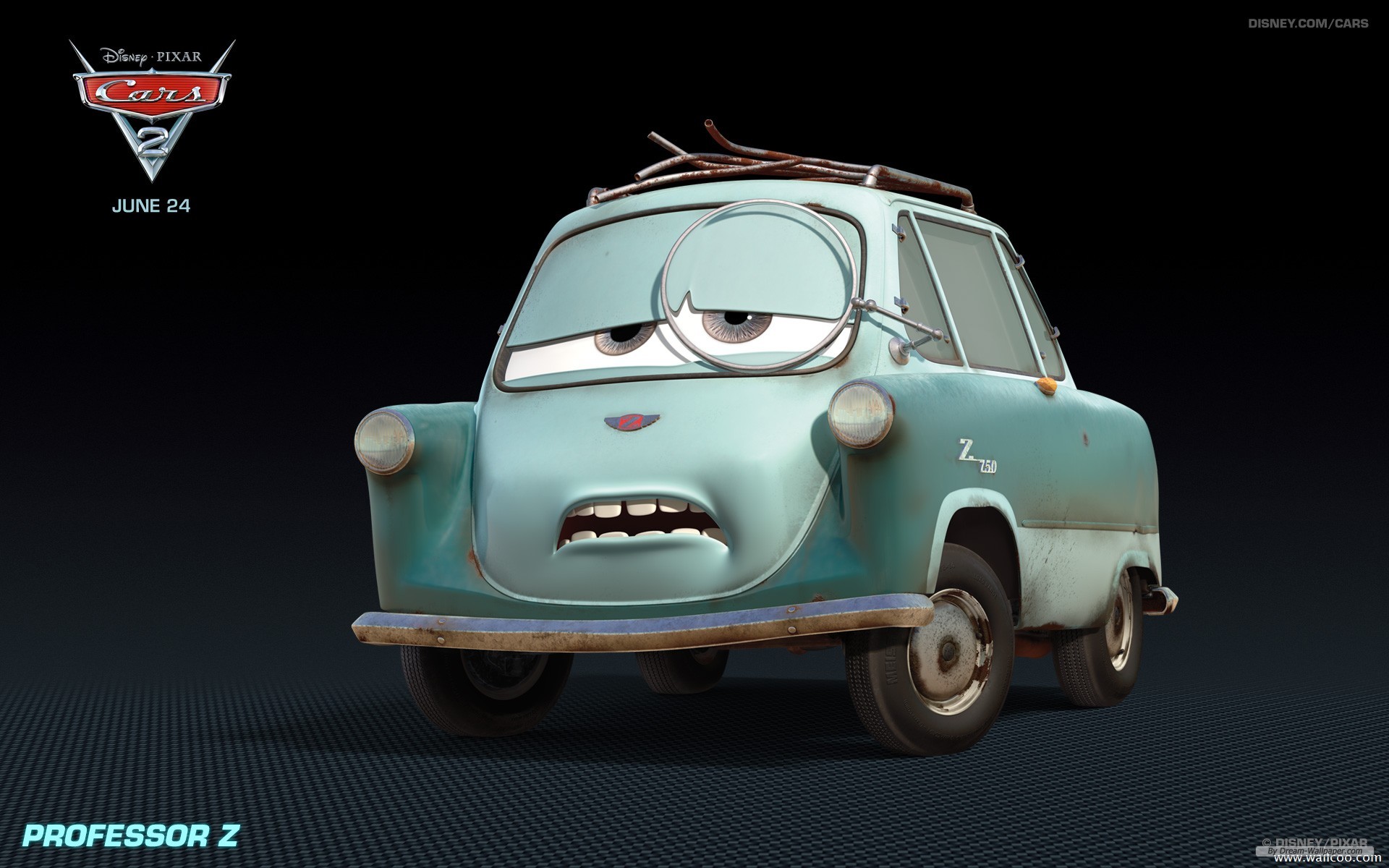 disney pixar cars professor z