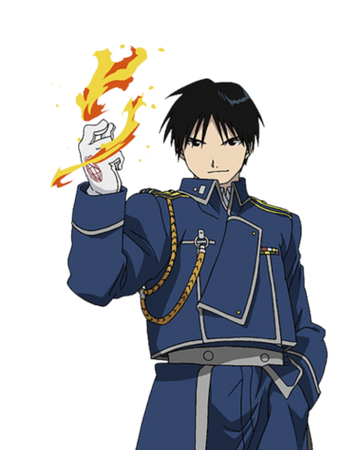 Roy Mustang Manga And 2009 Anime Fullmetal Alchemist Series