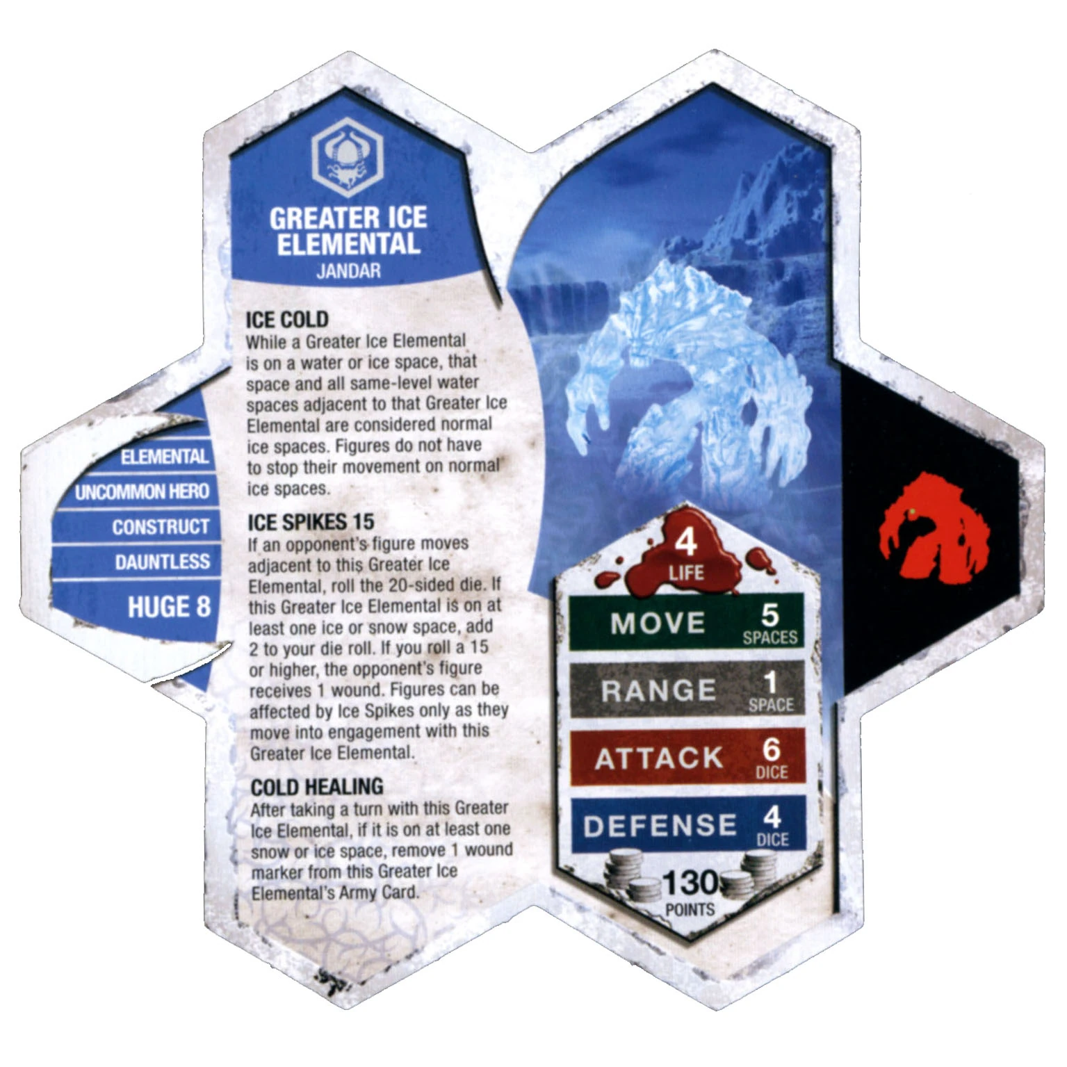 Greater Ice Elemental HeroScape Wiki FANDOM powered by Wikia