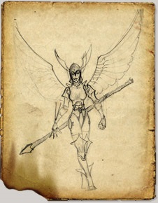 Raelin the Kyrie Warrior by Hokuten Knight