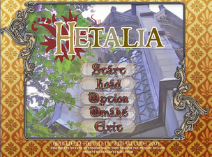 Gakuen Hetalia Title Screen