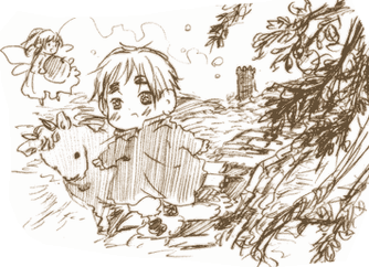 England and his cow