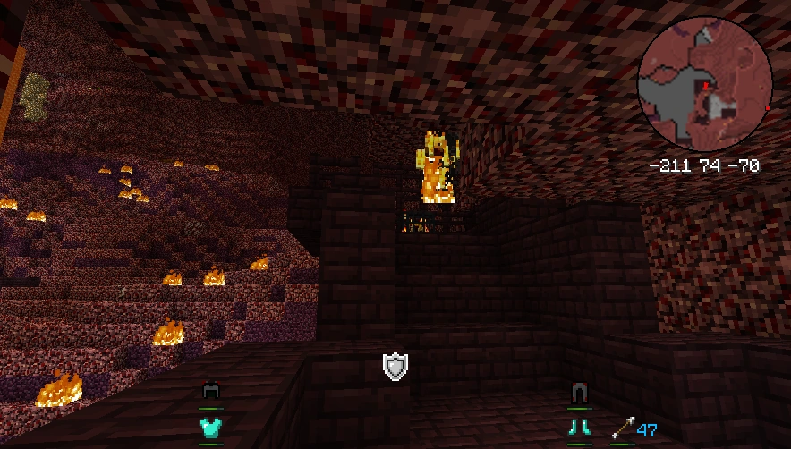 Image Vanilla Nether Fortress Blaze Spawner.png Hexxit Wiki
