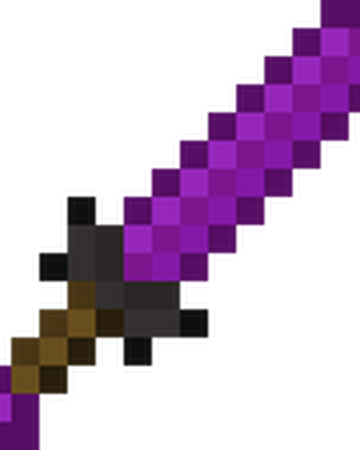 Transparent Minecraft Rainbow Sword