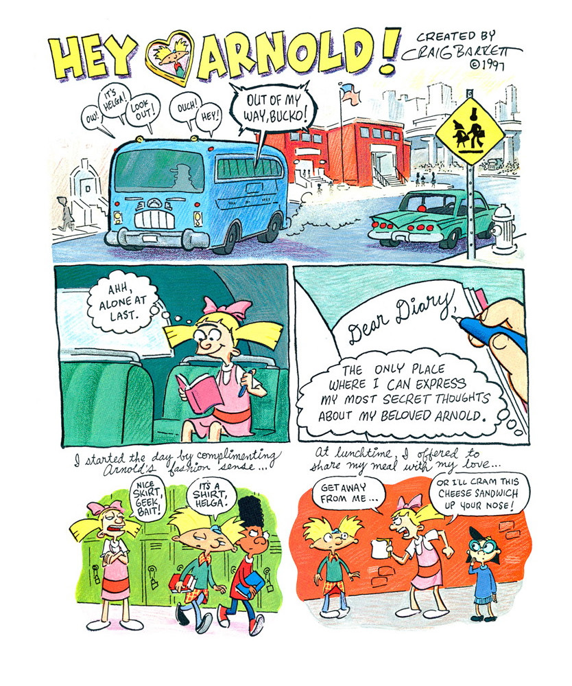 Comics Helgas Diary Hey Arnold Wiki Fandom Powered By Wikia