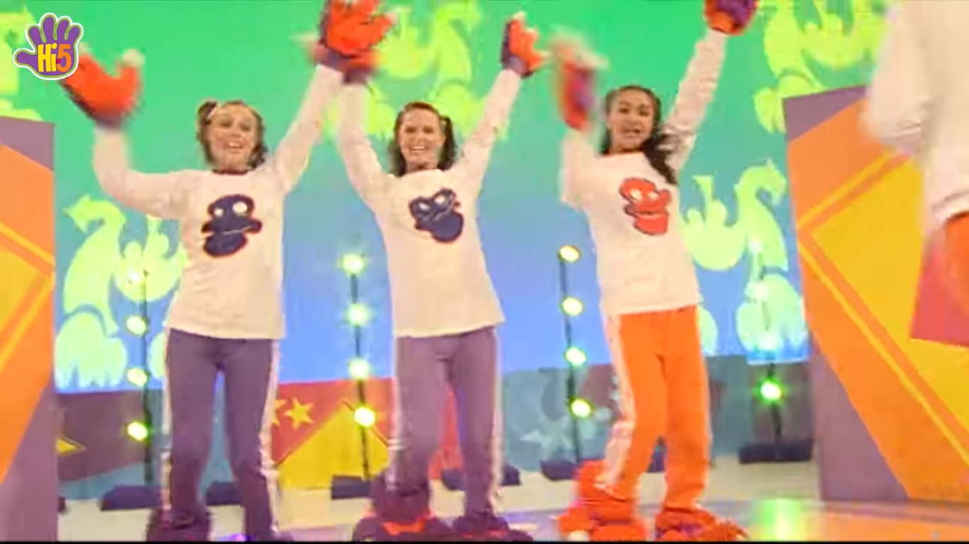 image girls happy monster dance png hi 5 tv wiki fandom
