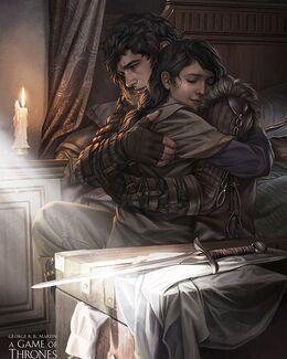 Despedida Arya y Jon by Magali Villeneuve©