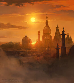 Tower of the Sun by Juan Carlos Barquet, Fantasy Flight Games©