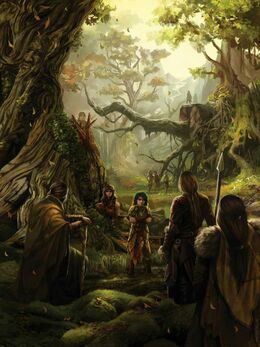 The children of the forest and the First Men forming the Pact by Magali Villeneuve©