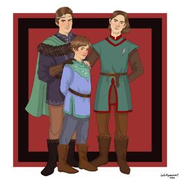 Jacaerys, Lucerys, Joffrey by Chillyravenart©