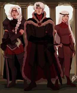 Aegon, Visenya and Rhaenys by Naomi©