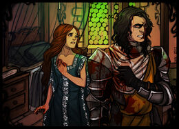 Sansa and The Hound by Enife©