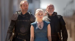 Jorah, Daenerys y Arstan HBO