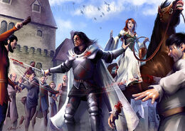 Sandor and Sansa by Mathia Arkoniel©