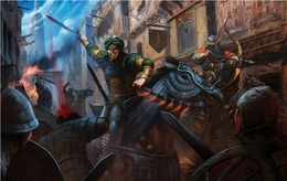 Dornish reavers in Oldtown by John McCambridge©