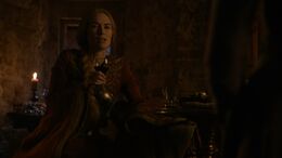 Cersei durante la Batalla del Aguasnegras HBO
