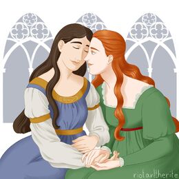 Lady Jeyne Arryn y Jessamyn Redfort by Riotarttherite