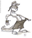 Daxter pants pose 2