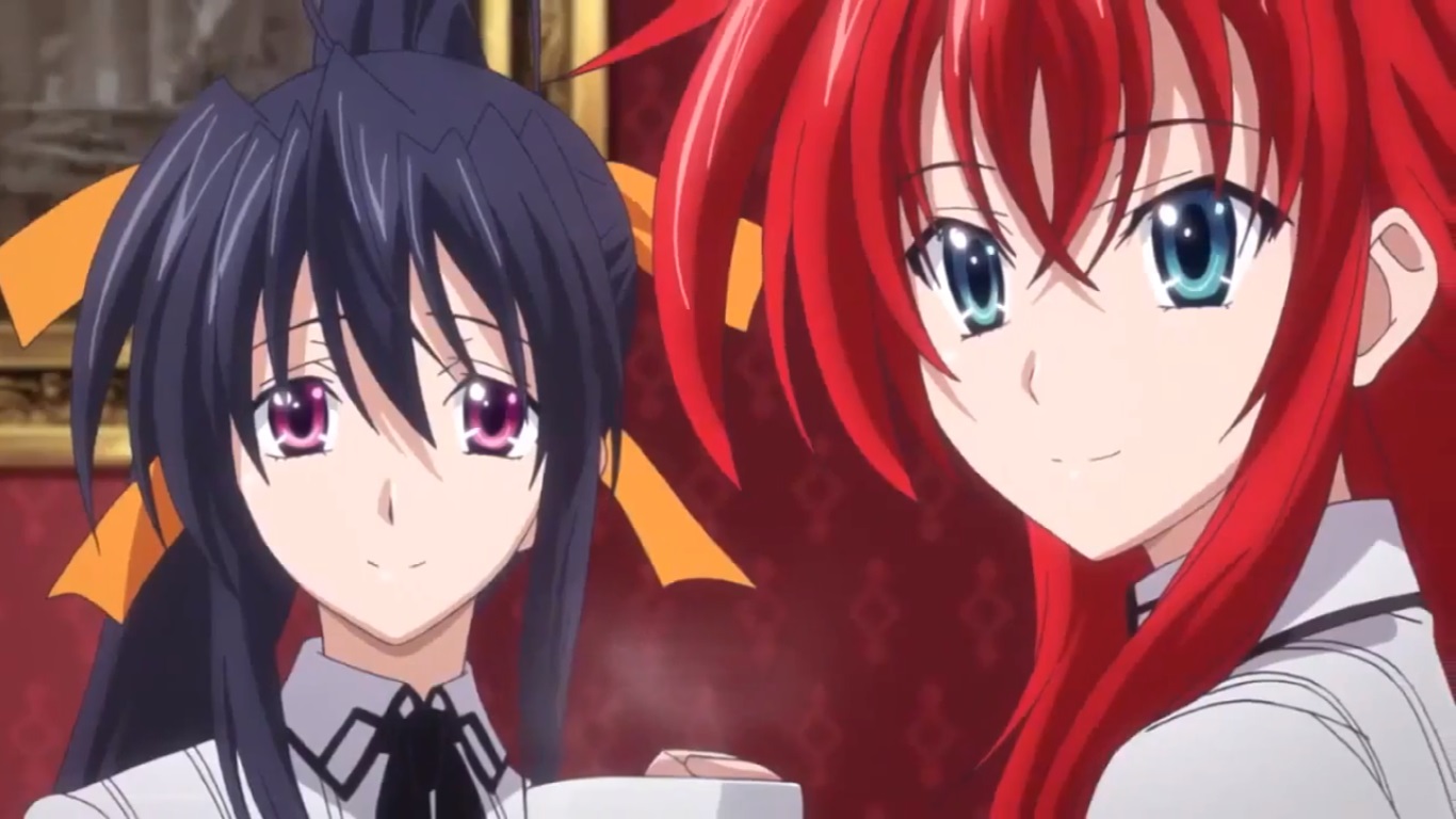 High School DXD Akeno and Rias