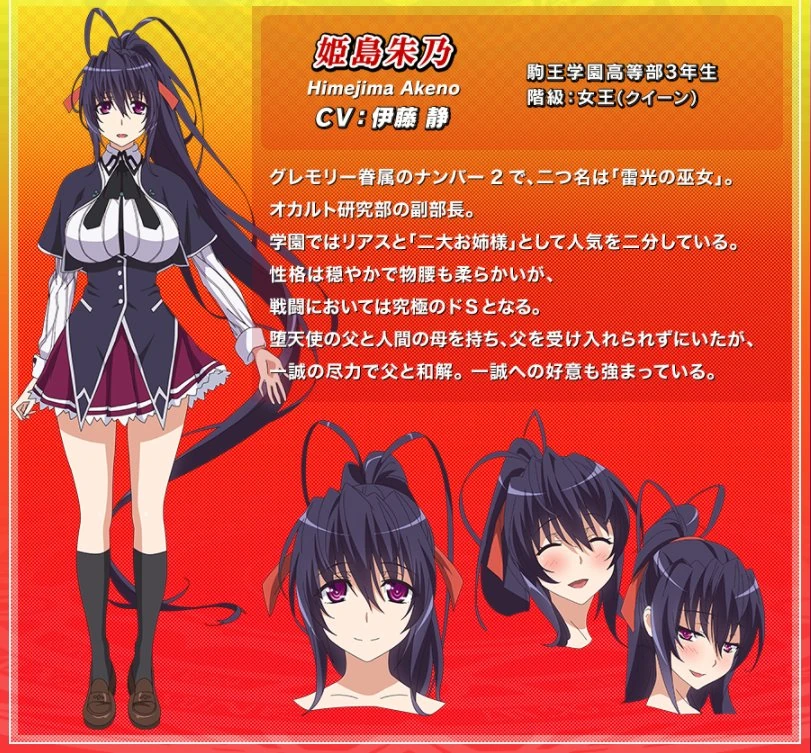 Akeno Himejima High School Dxd Wiki Fandom