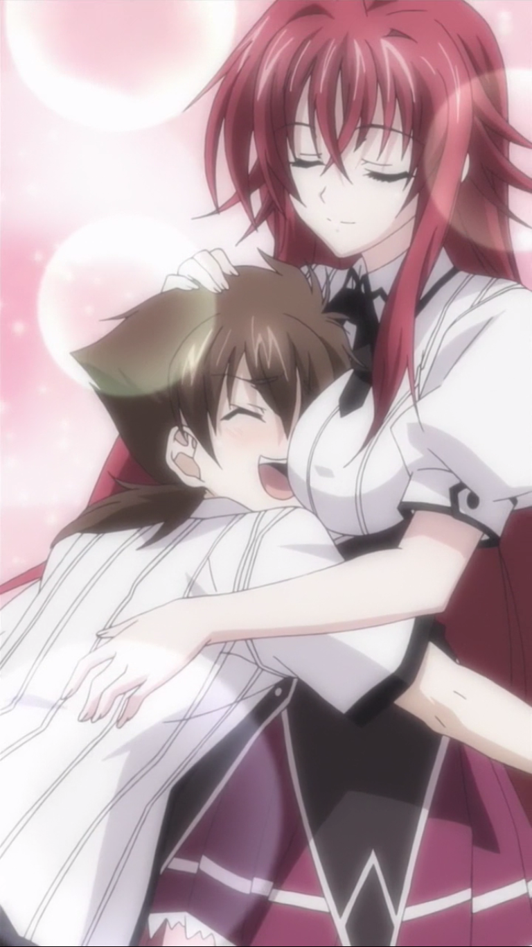 Image Rias And Issei New Hug Png High School Dxd Wiki