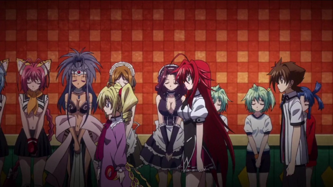 Фанфики high school dxd. Демоны старшей школы гарем. Гарем райзера DXD.